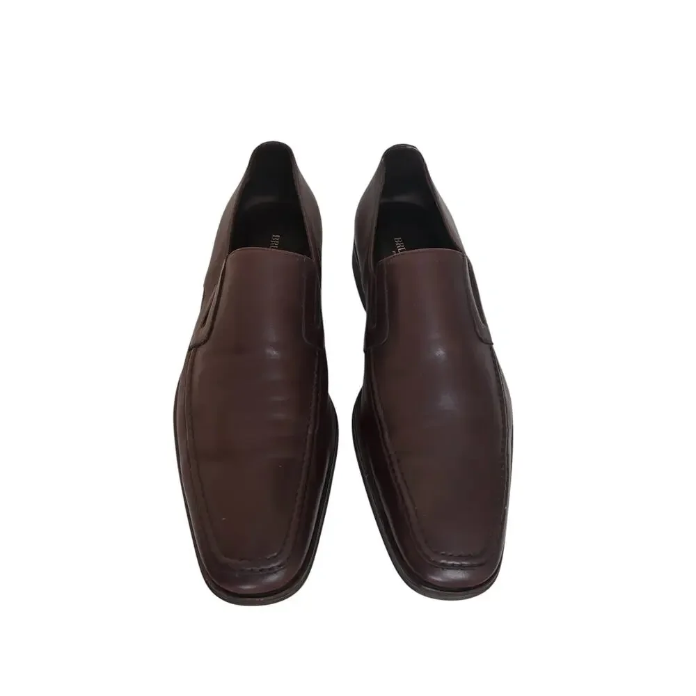 Bruno Magli Raging Loafer Leather Handmade Italy Brown 11